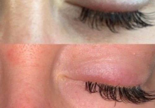 Why does eyelash extension glue turn white?